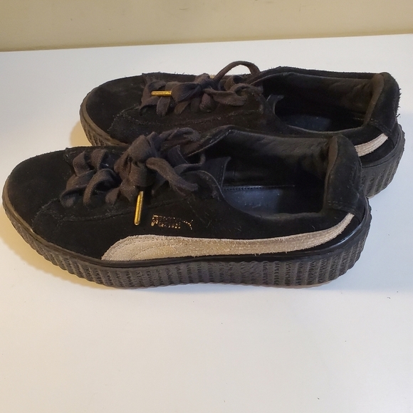 Puma Fenty by Rhianna black creepers womens sneakers size 8 - Picture 6 of 12